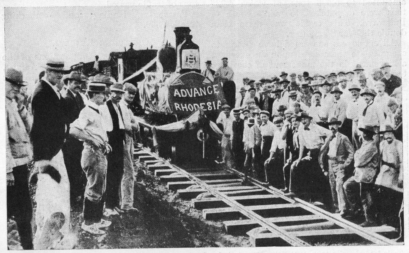 First train in  Bulawayo 1897on